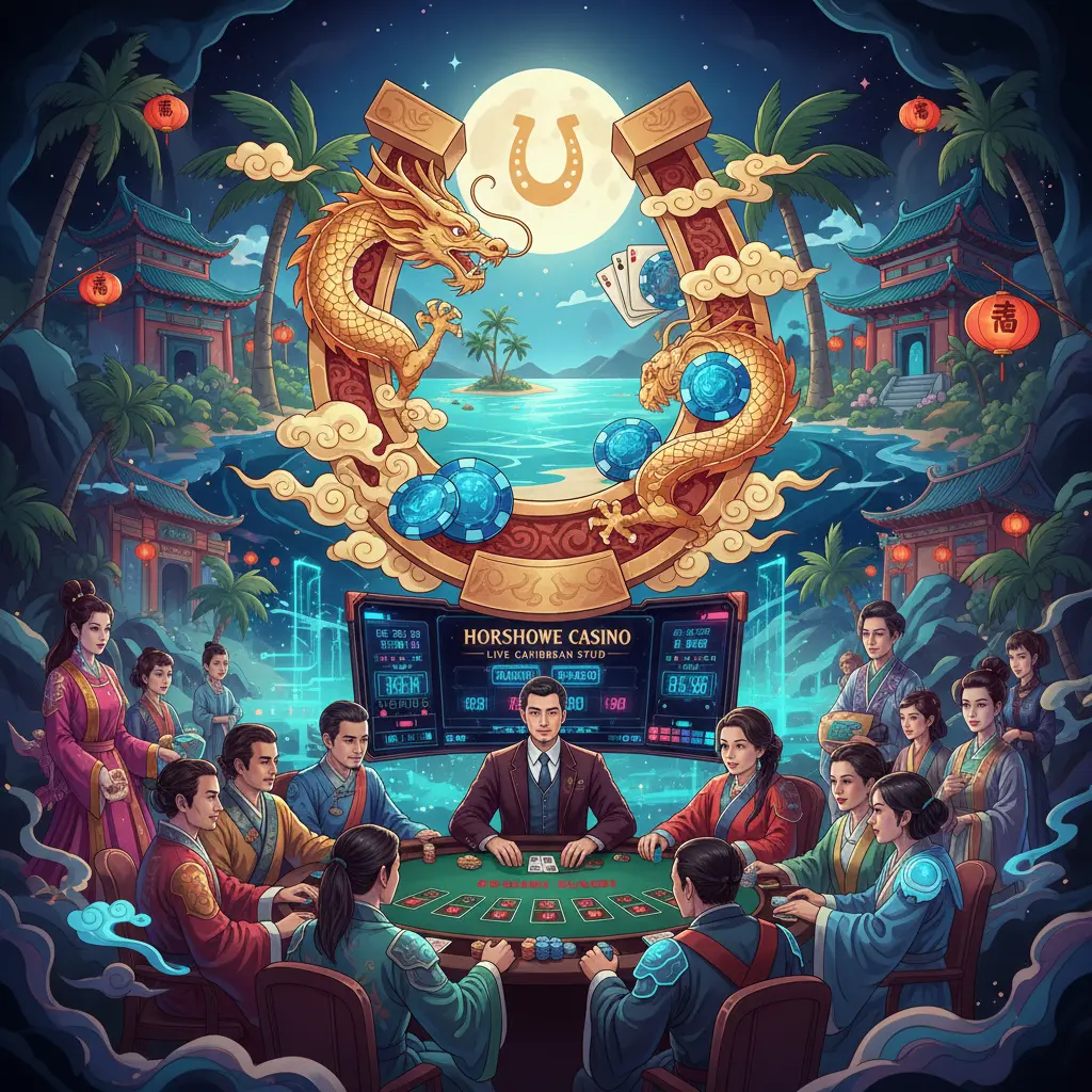 Caribbean stud live dealer games - Horseshoe