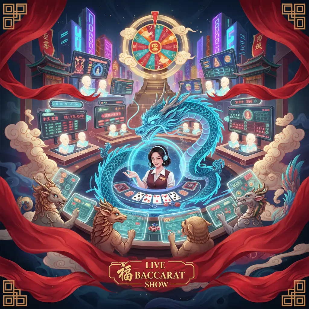 Live dealer game show varieties - Baccarat