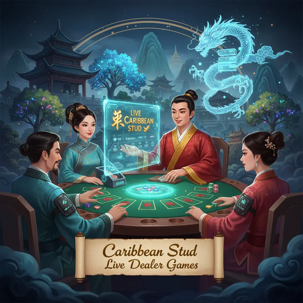 Caribbean stud live dealer games - Caribbean