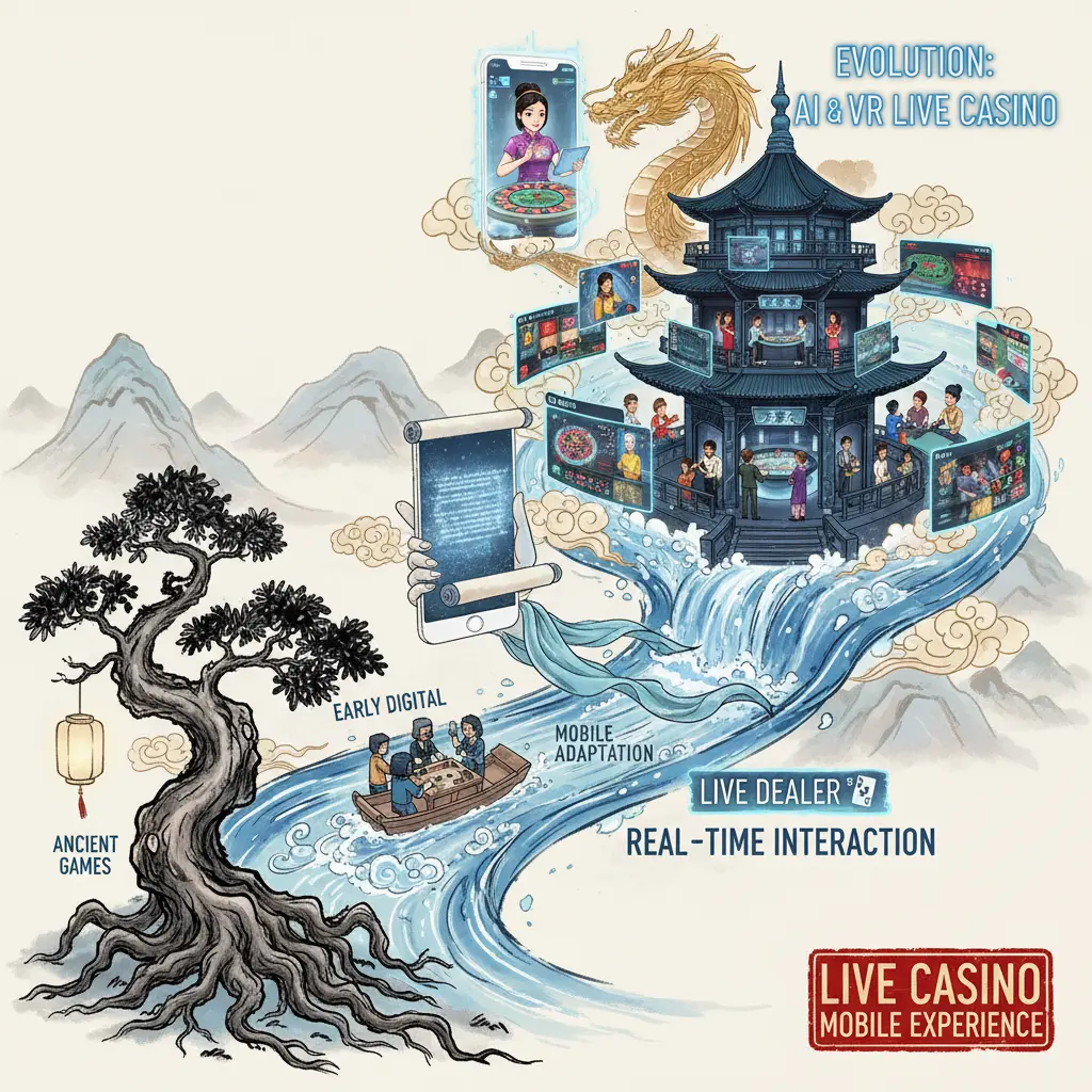 Live casino mobile experience - Evolution