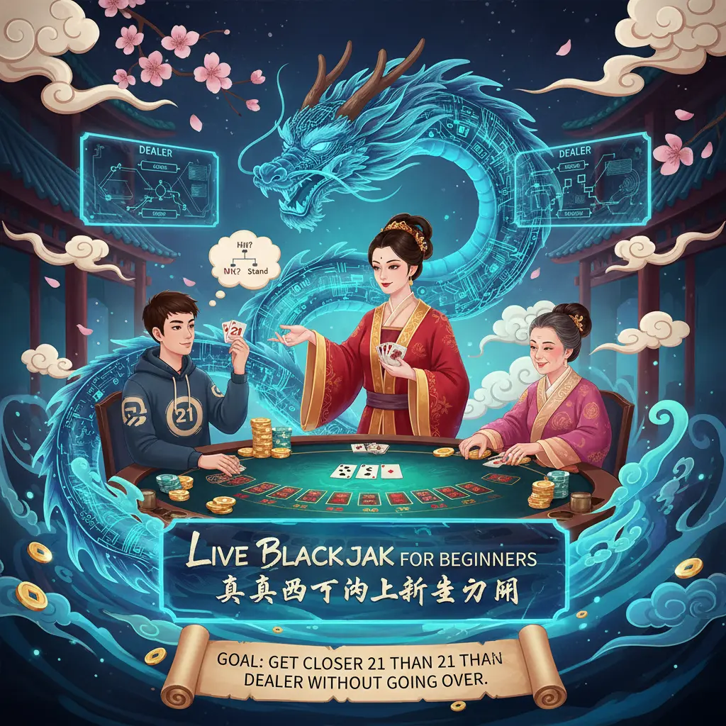 Live dealer casino for beginners - Blackjack