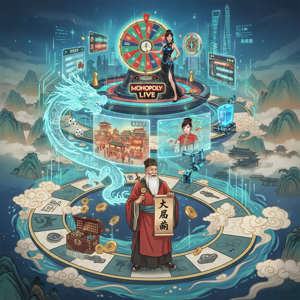 Live dealer monopoly experience - Evolution