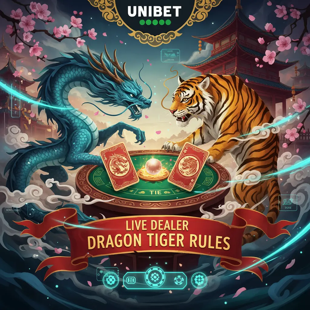 Live dealer dragon tiger rules - Unibet