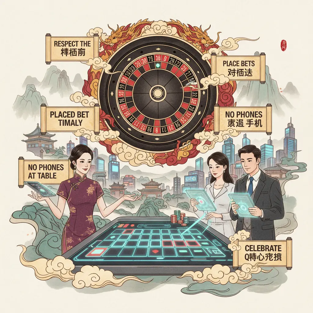 Live casino etiquette tips - roulette
