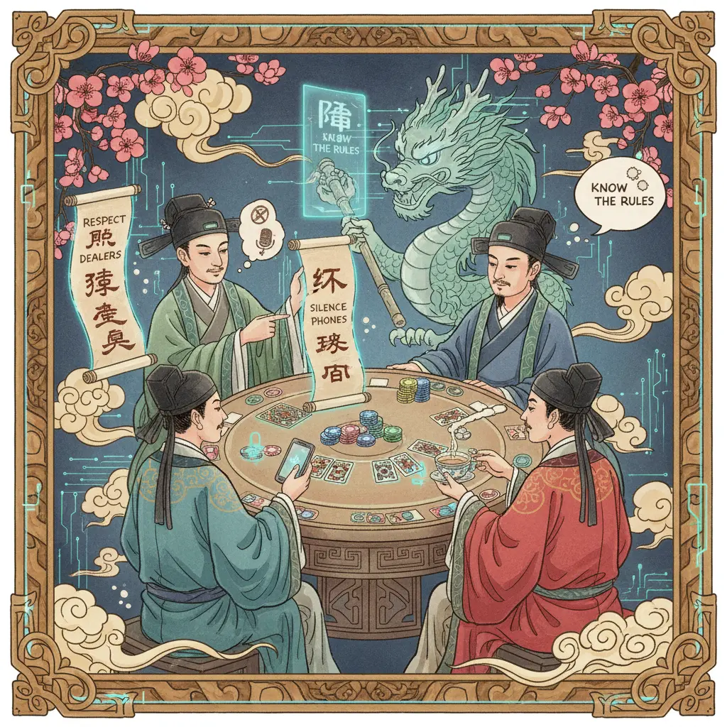 Live casino etiquette tips - Players