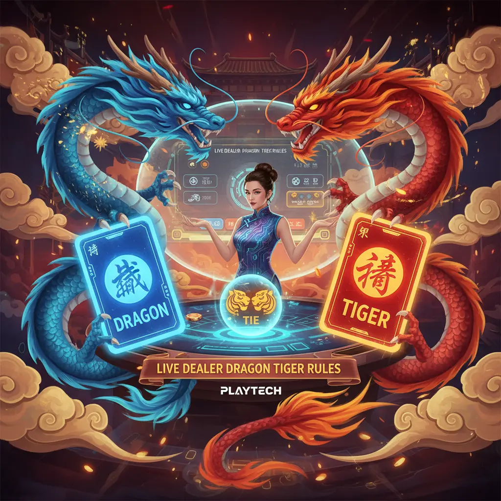 Live dealer dragon tiger rules - Playtech