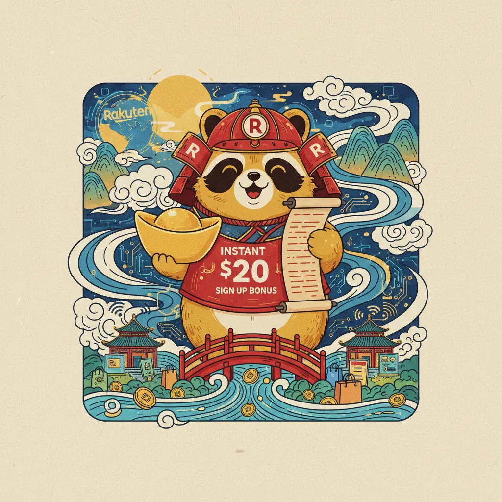 instant $20 sign up bonus - Rakuten