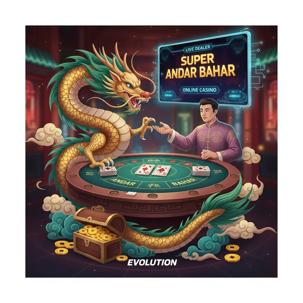 Live dealer andar bahar online - Evolution