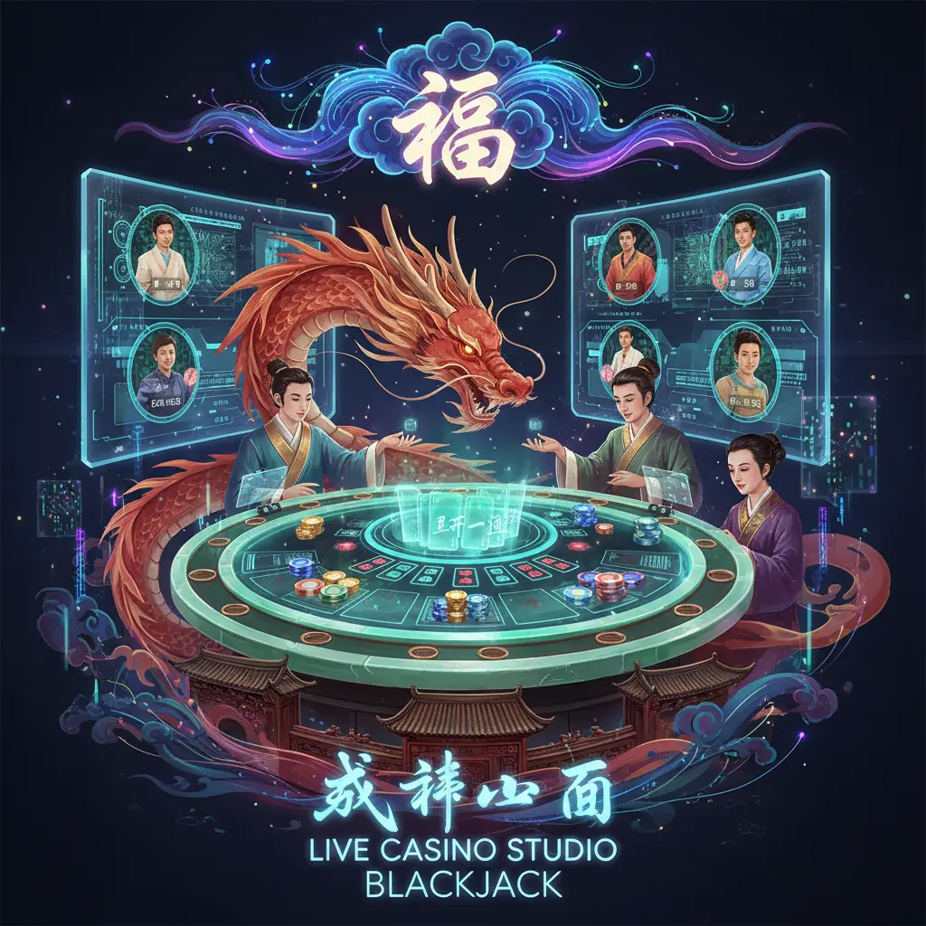Live casino studio technology - Blackjack