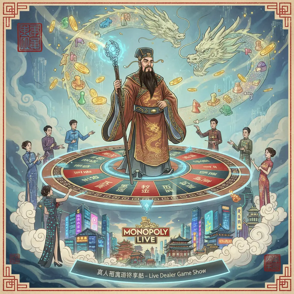 Live dealer game show varieties - Monopoly